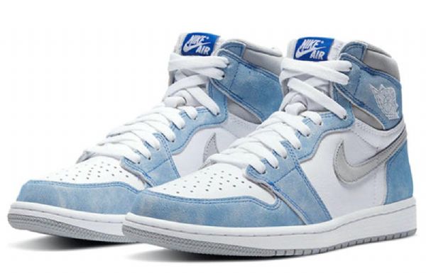 Nike Air Jordan 1 Retro High Tops Og Basketball Shoes Herre Svarte Blå