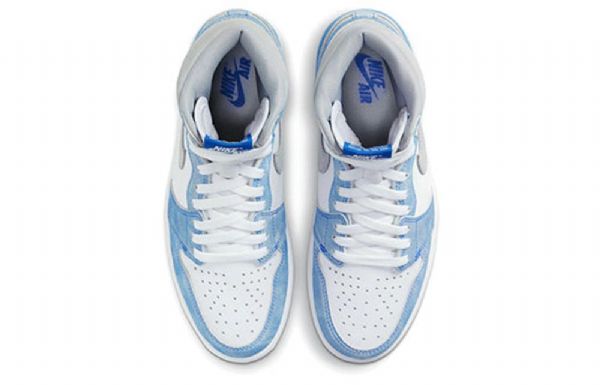 Nike Air Jordan 1 Retro High Tops Og Basketball Shoes Herre Svarte Blå