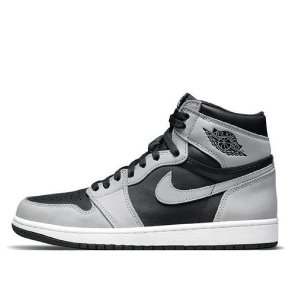 Nike Air Jordan 1 Retro High Tops Og Basketball Shoes Herre Svarte Grå