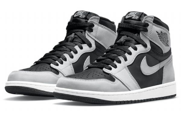 Nike Air Jordan 1 Retro High Tops Og Basketball Shoes Herre Svarte Grå