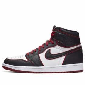 Nike Air Jordan 1 Retro High Tops Og Basketball Shoes Herre Svarte Hvite
