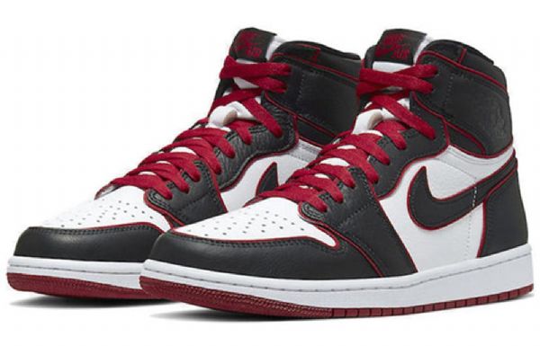 Nike Air Jordan 1 Retro High Tops Og Basketball Shoes Herre Svarte Hvite