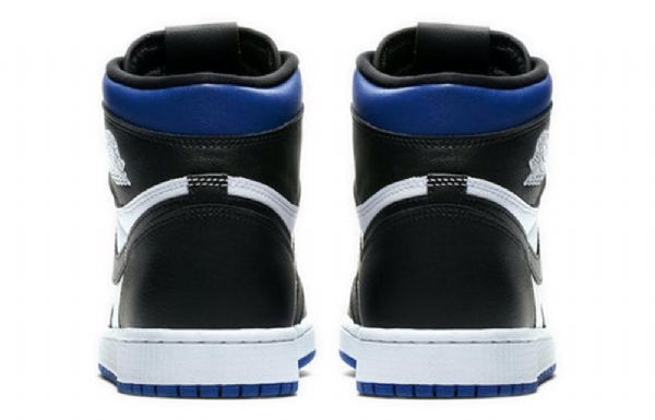 Nike Air Jordan 1 Retro High Tops Og Basketball Shoes Herre Svarte Hvite Blå