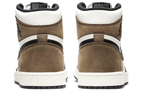 Nike Air Jordan 1 Retro High Tops Og Basketball Shoes Herre Svarte Hvite Brune