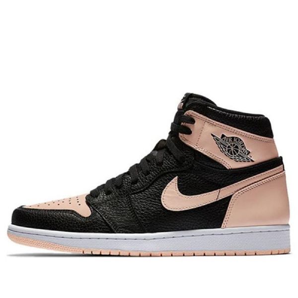 Nike Air Jordan 1 Retro High Tops Og Basketball Shoes Herre Svarte Korall