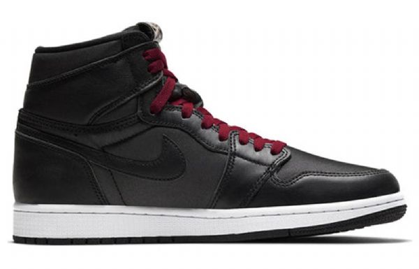 Nike Air Jordan 1 Retro High Tops Og Basketball Shoes Herre Svarte Rød