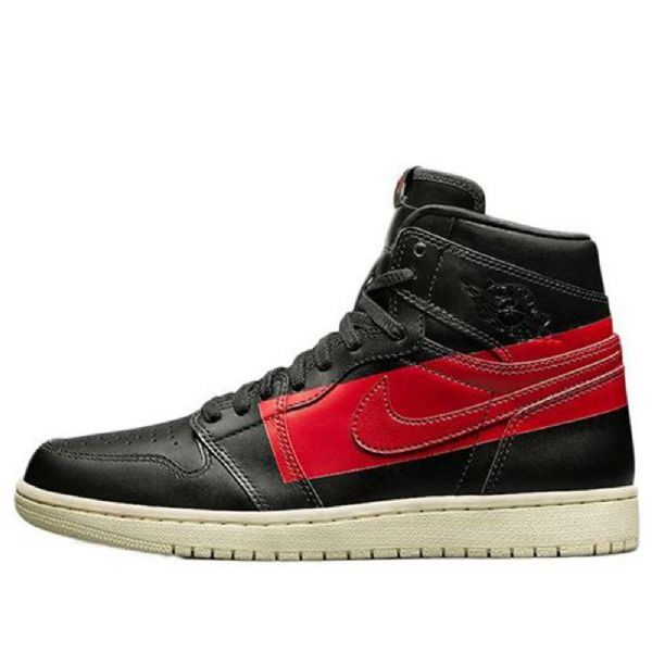 Nike Air Jordan 1 Retro High Tops Og Basketball Shoes Herre Svarte Rød