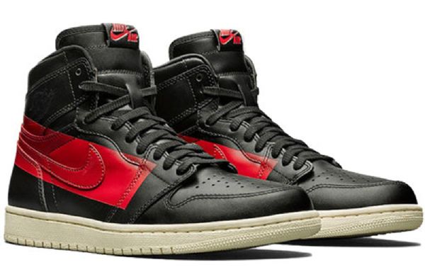 Nike Air Jordan 1 Retro High Tops Og Basketball Shoes Herre Svarte Rød