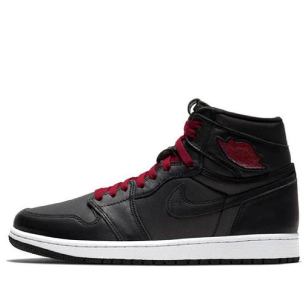 Nike Air Jordan 1 Retro High Tops Og Bg Basketball Shoes Herre Svarte Rød