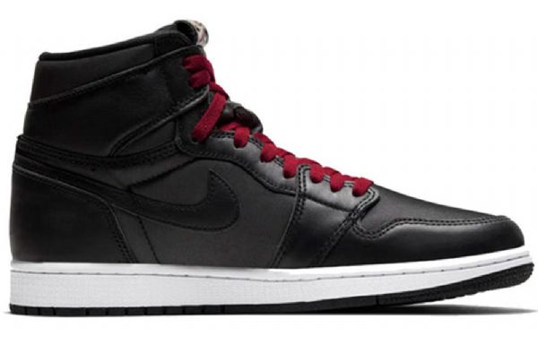 Nike Air Jordan 1 Retro High Tops Og Bg Basketball Shoes Herre Svarte Rød