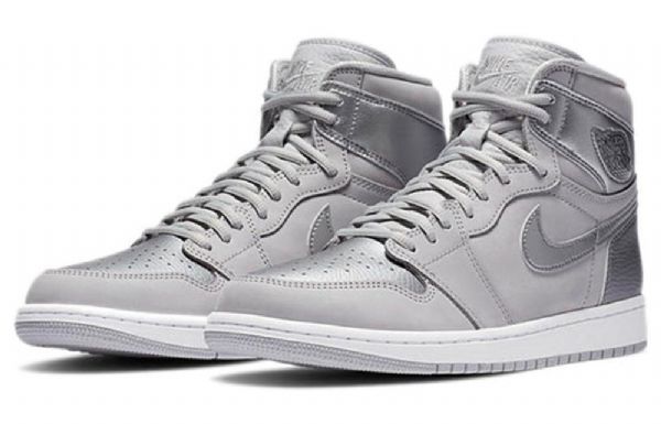 Nike Air Jordan 1 Retro High Tops Og Co.jp Basketball Shoes Herre Grå
