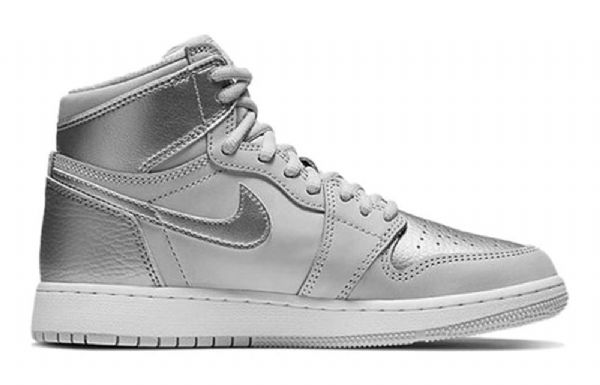 Nike Air Jordan 1 Retro High Tops Og Co.jp Gs Basketsko Herre Grå