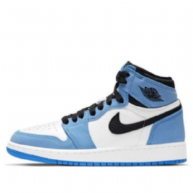Nike Air Jordan 1 Retro High Tops Og Gs Basketsko Herre Blå