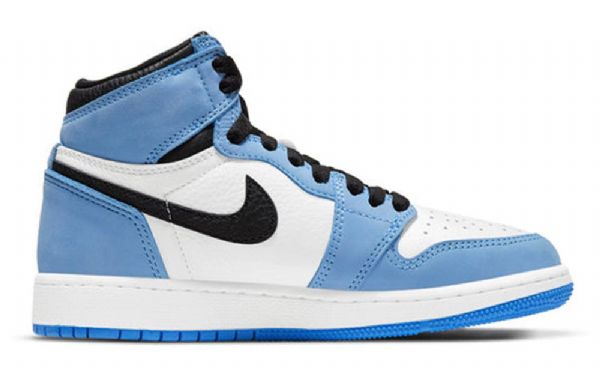 Nike Air Jordan 1 Retro High Tops Og Gs Basketsko Herre Blå
