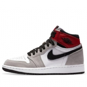 Nike Air Jordan 1 Retro High Tops Og Gs Basketsko Herre Grå