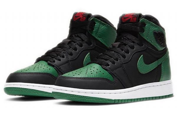 Nike Air Jordan 1 Retro High Tops Og Gs Basketsko Herre Grønn