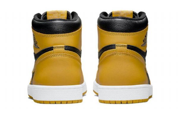 Nike Air Jordan 1 Retro High Tops Og Gs Basketsko Herre Gul Hvite