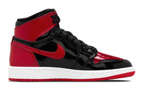 Nike Air Jordan 1 Retro High Tops Og Gs Basketsko Herre Hvite Rød