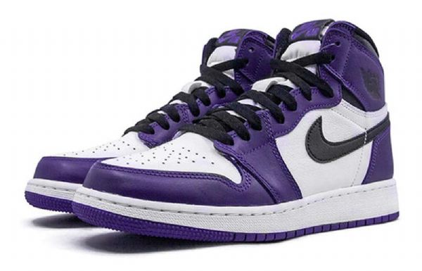 Nike Air Jordan 1 Retro High Tops Og Gs Basketsko Herre Lilla
