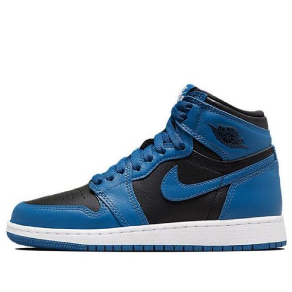 Nike Air Jordan 1 Retro High Tops Og Gs Basketsko Herre Mørke Blå