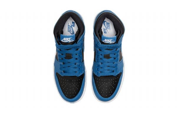 Nike Air Jordan 1 Retro High Tops Og Gs Basketsko Herre Mørke Blå