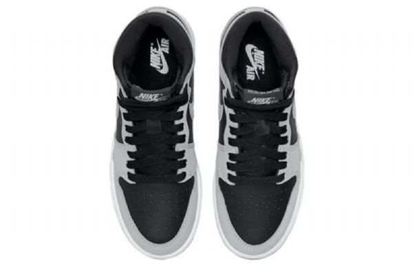 Nike Air Jordan 1 Retro High Tops Og Gs Basketsko Herre Svarte Grå
