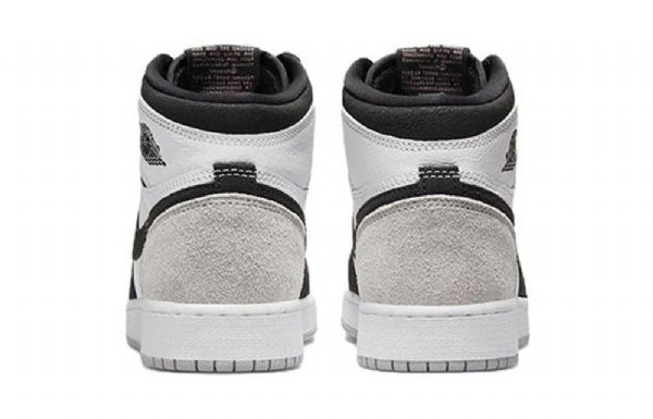 Nike Air Jordan 1 Retro High Tops Og Gs Basketsko Herre Svarte Grå