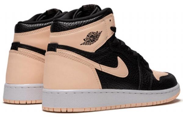 Nike Air Jordan 1 Retro High Tops Og Gs Basketsko Herre Svarte Korall