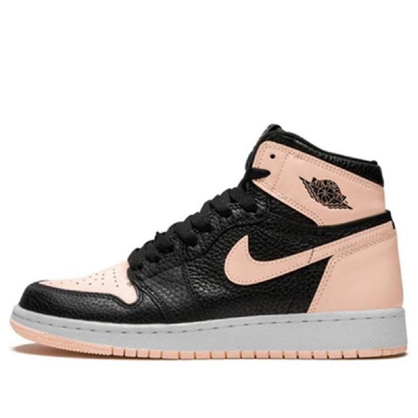 Nike Air Jordan 1 Retro High Tops Og Gs Basketsko Herre Svarte Korall