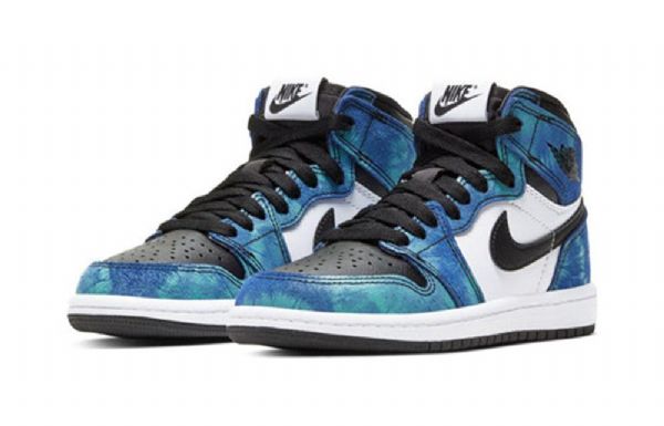 Nike Air Jordan 1 Retro High Tops Og Ps Basketball Shoes Herre Blå