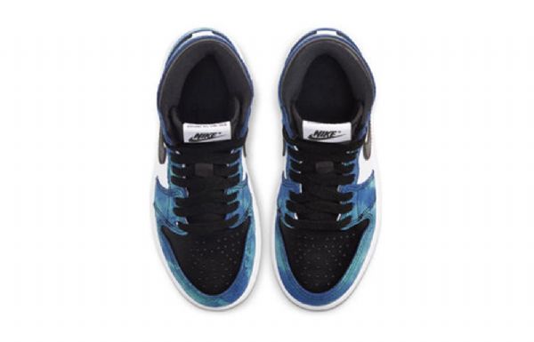 Nike Air Jordan 1 Retro High Tops Og Ps Basketball Shoes Herre Blå