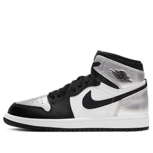 Nike Air Jordan 1 Retro High Tops Og Ps Basketball Shoes Herre Sølv