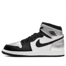 Nike Air Jordan 1 Retro High Tops Og Ps Basketball Shoes Herre Sølv