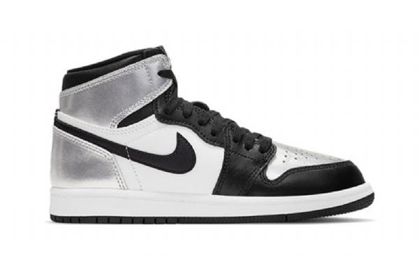 Nike Air Jordan 1 Retro High Tops Og Ps Basketball Shoes Herre Sølv