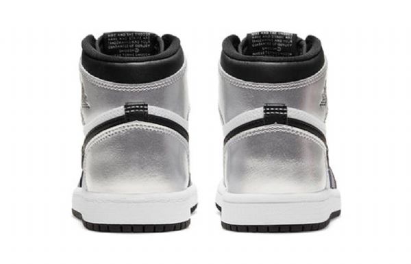 Nike Air Jordan 1 Retro High Tops Og Ps Basketball Shoes Herre Sølv