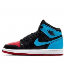 Nike Air Jordan 1 Retro High Tops Og Ps Basketball Shoes Herre Svarte Blå