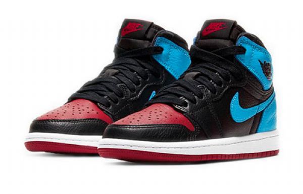 Nike Air Jordan 1 Retro High Tops Og Ps Basketball Shoes Herre Svarte Blå
