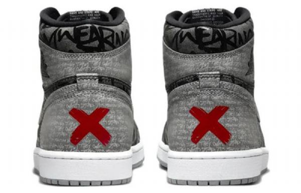 Nike Air Jordan 1 Retro High Tops Og Rebellionaire Basketball Shoes Herre Svarte Grå