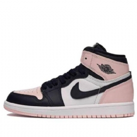 Nike Air Jordan 1 Retro High Tops Og Se Ps Basketball Shoes Herre Svarte Rosa Hvite