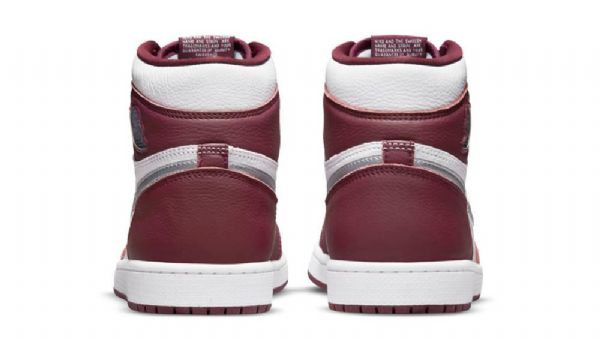 Nike Air Jordan 1 Retro High Tops Og Sko Herre Burgunder Hvite