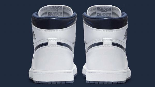 Nike Air Jordan 1 Retro High Tops Og Sko Herre Marineblå
