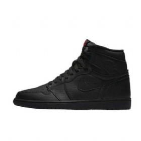 Nike Air Jordan 1 Retro High Tops Og Sko Herre Svarte