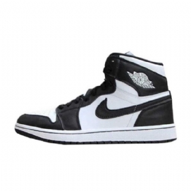 Nike Air Jordan 1 Retro High Tops Og Sko Herre Svarte Hvite