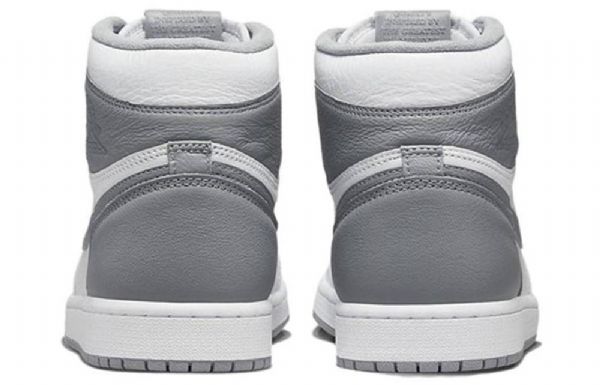 Nike Air Jordan 1 Retro High Tops Og Stealth Basketball Shoes Herre Grå Hvite