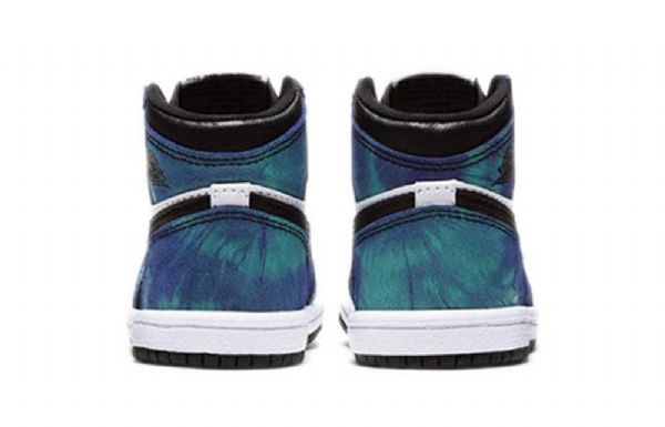 Nike Air Jordan 1 Retro High Tops Og Td Basketball Shoes Barn Blå