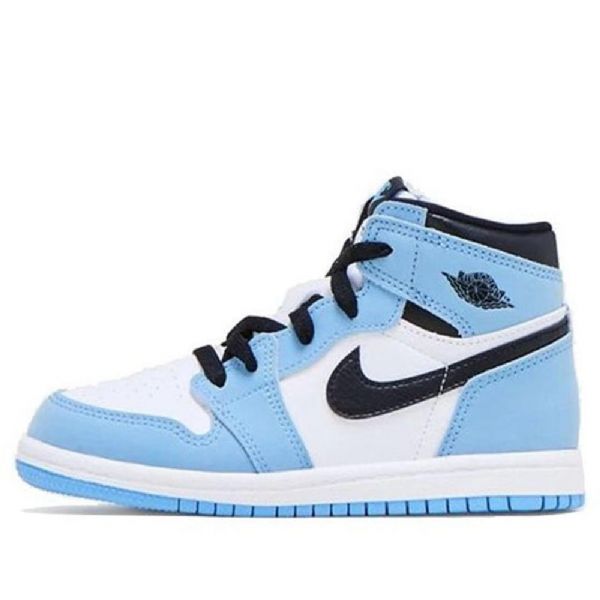 Nike Air Jordan 1 Retro High Tops Og Td Sko Barn Blå