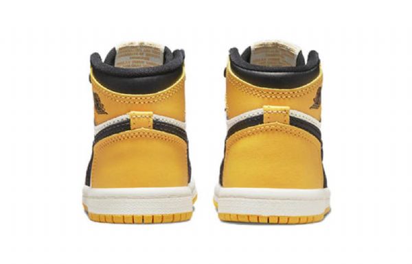 Nike Air Jordan 1 Retro High Tops Og Td Sko Barn Gul
