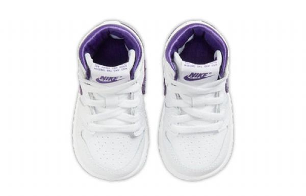 Nike Air Jordan 1 Retro High Tops Og Td Sko Barn Lilla