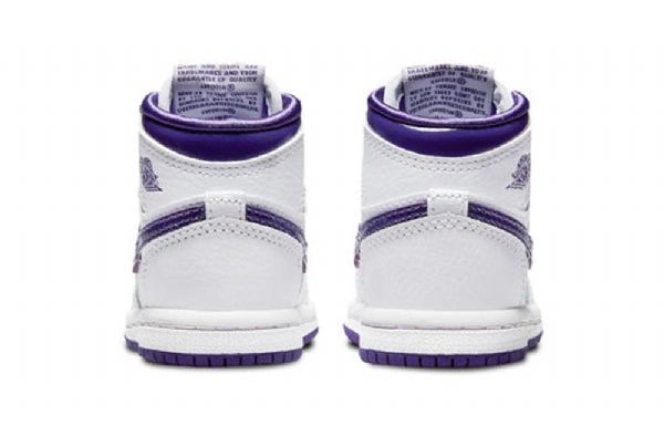 Nike Air Jordan 1 Retro High Tops Og Td Sko Barn Lilla