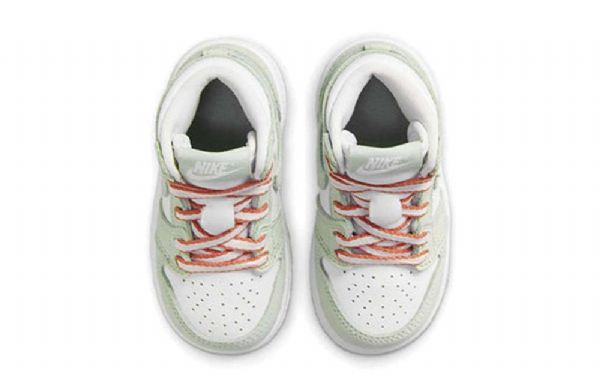 Nike Air Jordan 1 Retro High Tops Og Td Sko Barn Mint Hvite